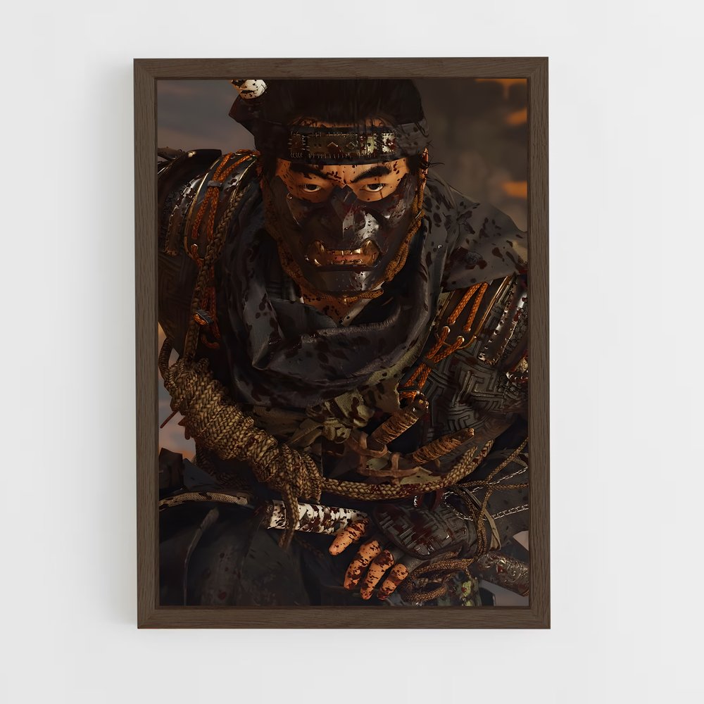 Poster Samouraï des Sables – affiche Ghost of tsushima (vue 5)